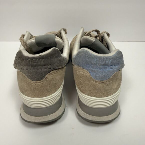 New Balance Mens 574 U574002 Blue Brown Casual Shoes Sneakers Size 6.5D - Picture 4 of 7